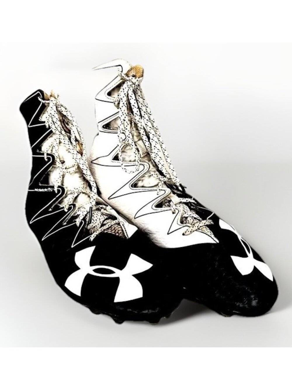 Under Armour Highlight Clutchfit Football Cleats Mens 13 Black White 1269693-001